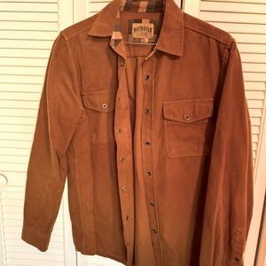 North River Men’s snap front flannel shirt Size M